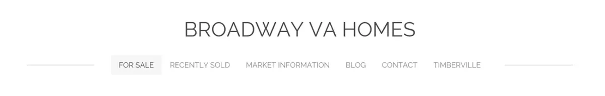 Broadway or Timberville Real Estate Information